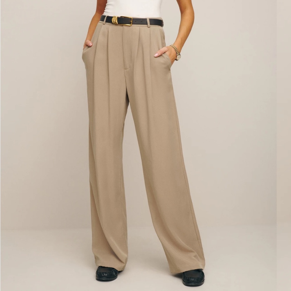 NWT Reformation Mason Pant - Camel